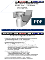 Openfoam Simulation of The Flow in The Hoelleforsen Draft Tube Model