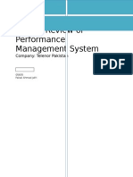 Critical Review of Performance Management System at Telenor Pakistan