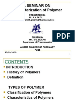 Characterization of Polymer