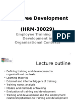 Training and Development 