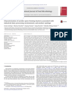 Characterization of Aerobic Spore Forming Bacteria - Lucking Et Al 2013