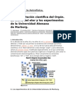 Fundamentación Científica Del Orgón.