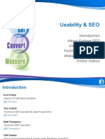 Usability and Search Engine Optimization