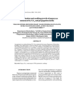 Seed Germination and Seedling Growth of Papaya As Influenced by GA3 and Propagation Media