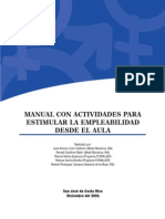 Manual Con Actividades para Estimular La Empleabilidad Desde Aula