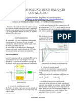 Control de Posicion de Un Balancin Con A