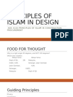 Principles of Islam in Design