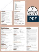 Nudys Menu