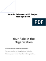 Oracle Primavera P6 Project: Management