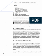 Unit-8 Role of Bureaucracy