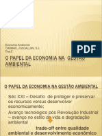 O Papel Da Economia Na Gestão Ambiental