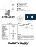 Antena Disco 29dbi Dimension - Dim-5800-29d