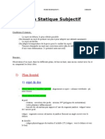 01 - Bilan Statique Subjectif