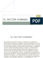 El Factor Humano