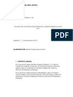 Proceso de Contratación de Personal (Informe G.T.C 185)