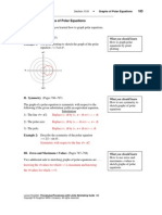 Section 10.8 Graphs of Polar Equations: Name