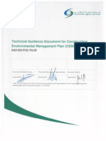 Technical Guidance Document For Construction Environmental Management Plan (CEMP)