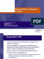 Design-Build - Project Delivery in Practice - Some Practical Issues