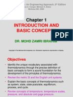 Thermodynamics (TKJ3302) Lecture Notes - 1 Introduction and Basic Concepts