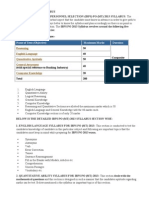 IBPS PO Syllabus