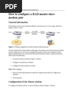 RAD Modem Config