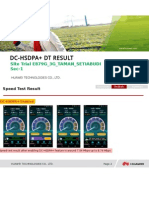 Dc-Hsdpa+ DT Result: Site Trial E879G - 3G - TAMAN - SETIABUDI Sec-1