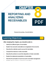 Reporting and Analyzing Receivables