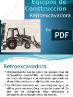 Retroexcavadora y Excavadora