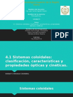 4.1 Sistemas Coloidales