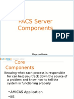 PACS Server Components: Merge Healthcare - Confidential