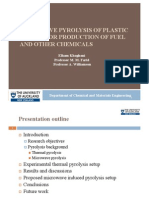 Microwave Pyrolysis of Plastic Waste by E Khaghani U of Aukland