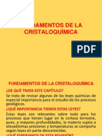 Fundamentos de La Cristaloquímica