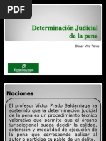 Determinación Juidicial de La Pena