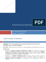 Extinción de Las Obligaciones PDF