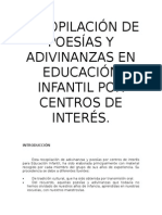 Recopilación de Poesías y Adivinanzas en Educación Infantil Por Centros de Interés Ojo Imprimir