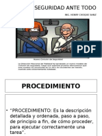 Procedimientos de Trabajo Seguro (PETS), ATS