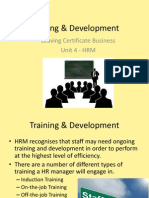 Training Development