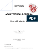 Architectural Design 08: What A Civic Center Is?