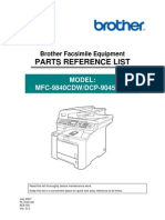 Mfc-9840 Parts List