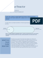 Plug Flow Reactor