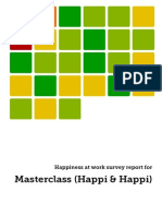 Masterclass (Happi & Happi) : Happiness at Work Survey Report For