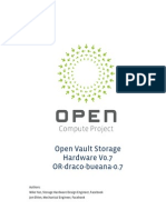 Open Compute Project Open Vault Storage Specification