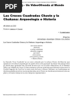 Las Cruces Cuadradas Chavín y La Chakana - Arqueología e Historia - PEREGRINA