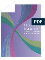 Teacher Recruitment: Staffing Classroom With Quality Teachers