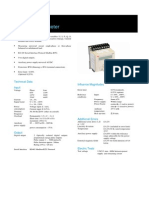 DIN Rail Multimeter: Technical Data Input Influence Magnitudes