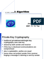 The RSA Algorithmppt