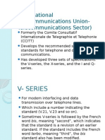 Itu-T (International Telecommunications Union - Telecommunications Sector)