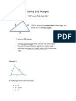 16 6 Solving Sss Triangles