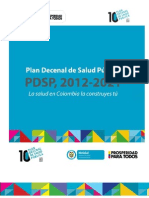 Plan Decenal de Salud Pública