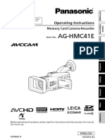 Panasonic HMC41 Manual